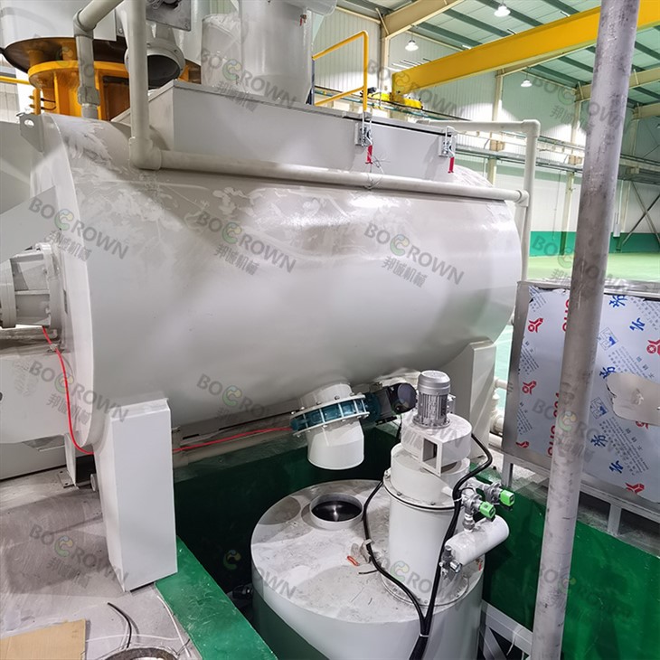 Horizontal type PVC high speed mixer