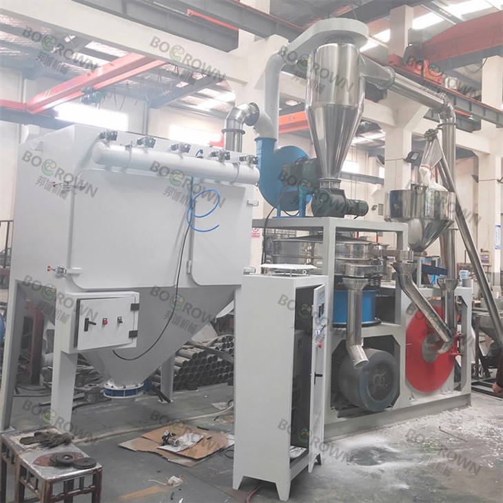 Dust-free pulverizer