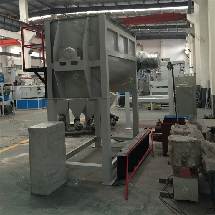 Horizontal ribbon mixers