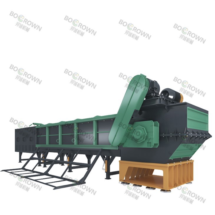 Horizontal plastic crusher