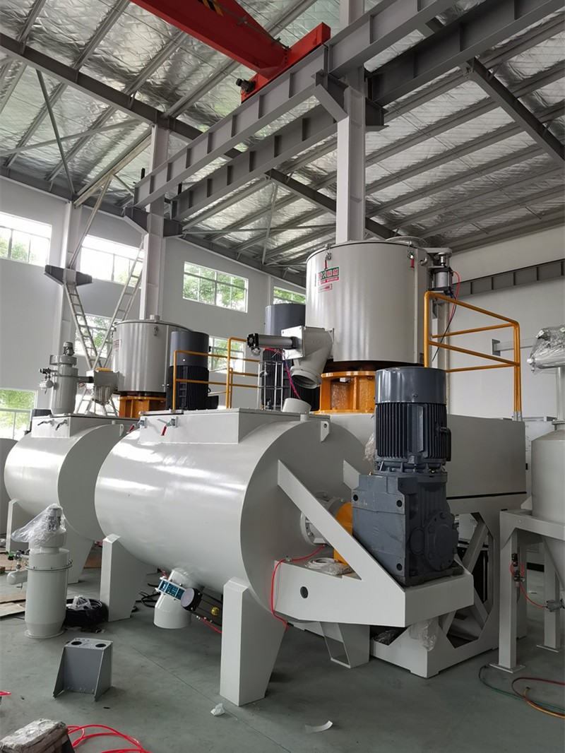 Horizontal type PVC high speed mixer Horizontal type PVC high speed mixer