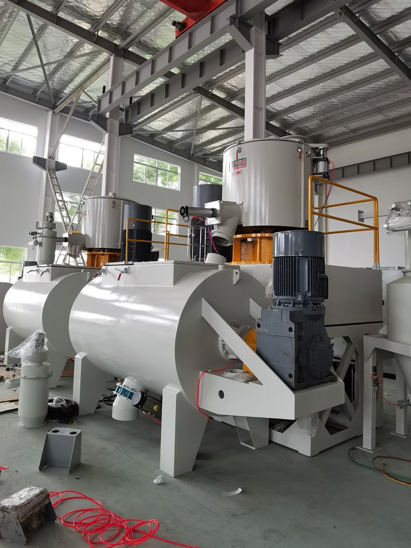 Horizontal type PVC high speed mixer Horizontal type PVC high speed mixer
