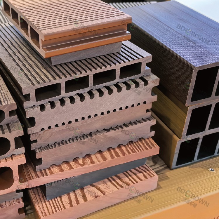 Finished wood-plastic composite profiles 3 Finished wood-plastic composite profiles 3